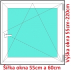 Plastov okna OS SOFT rka 55 a 60cm